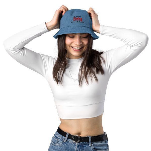 East Texas Birding Denim Bucket Hat - Image 2