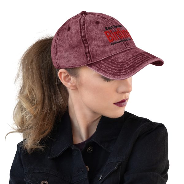 East Texas Birding Vintage Cotton Twill Cap - Image 3