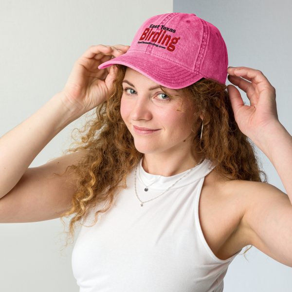 East Texas Birding Vintage Cotton Twill Cap - Image 2